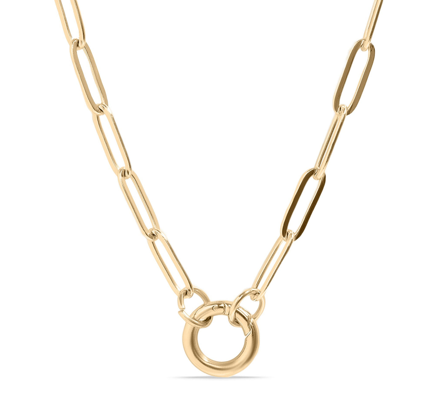 18k Gold PVD Stainless Steel Charm Necklace