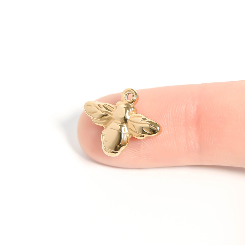 18k Gold PVD Stainless Steel Charms