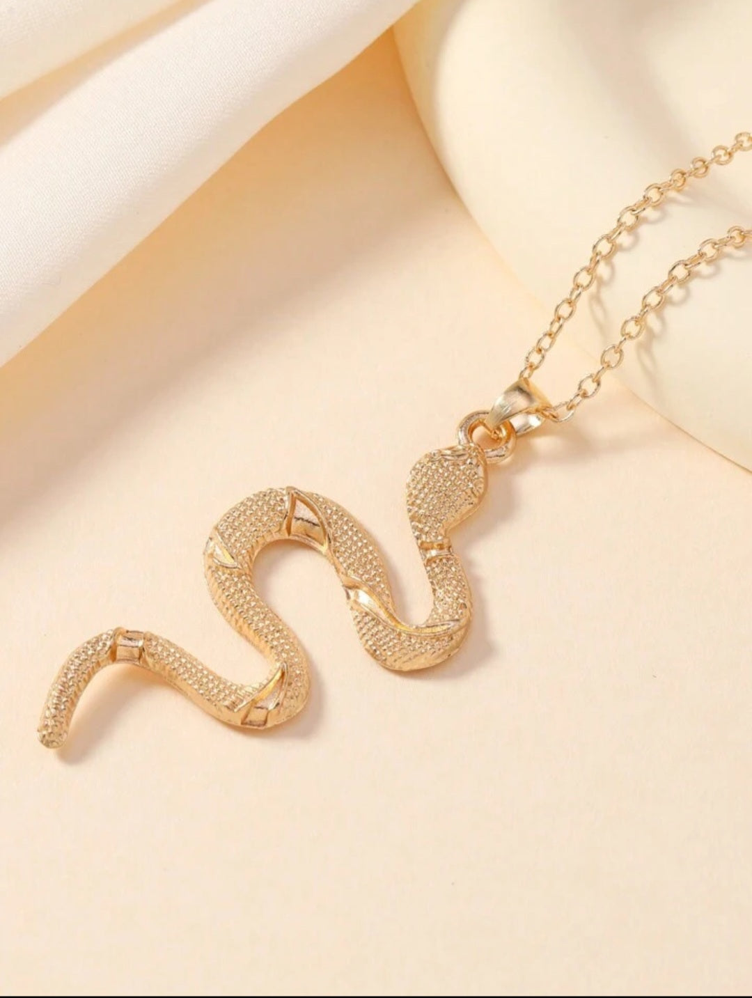 Snake Pendant Necklace