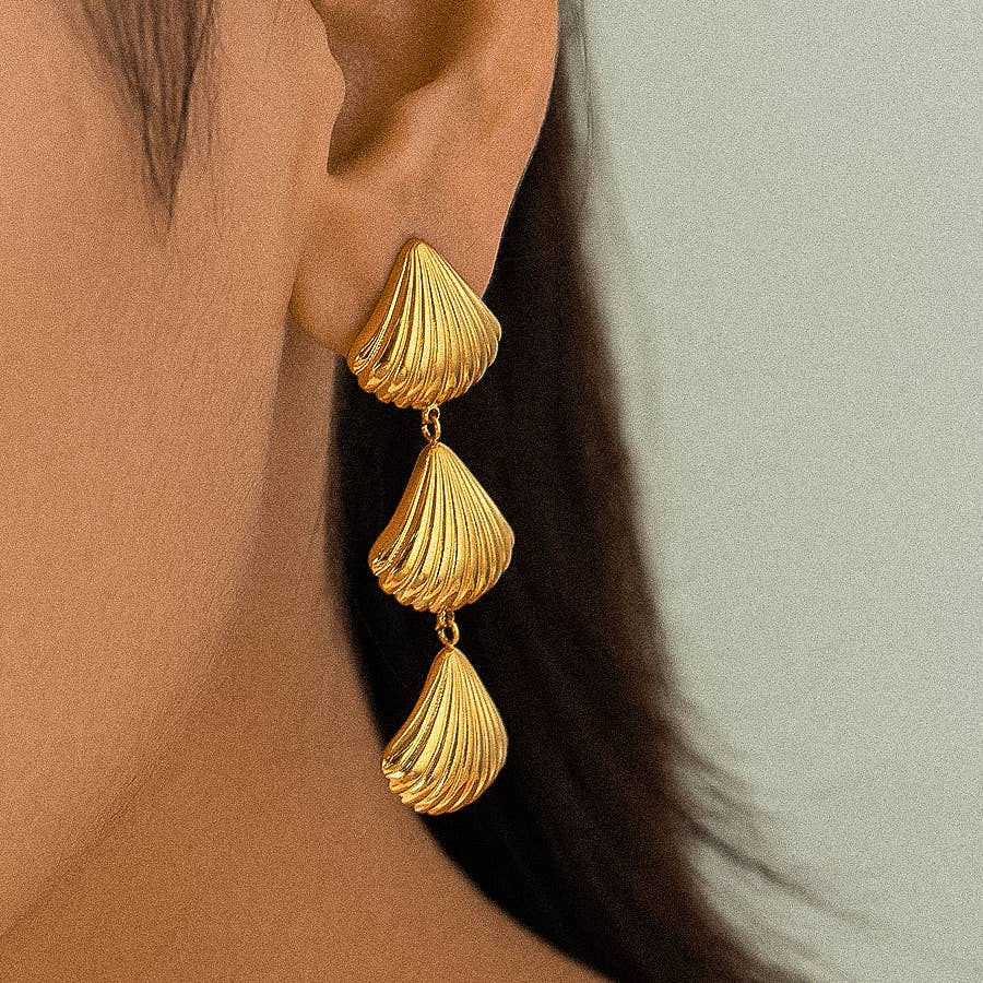 Shell Drop Earrings