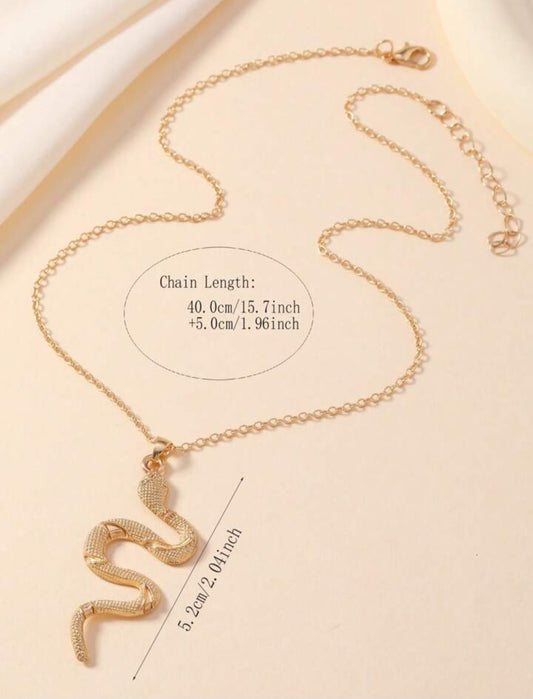 Snake Pendant Necklace