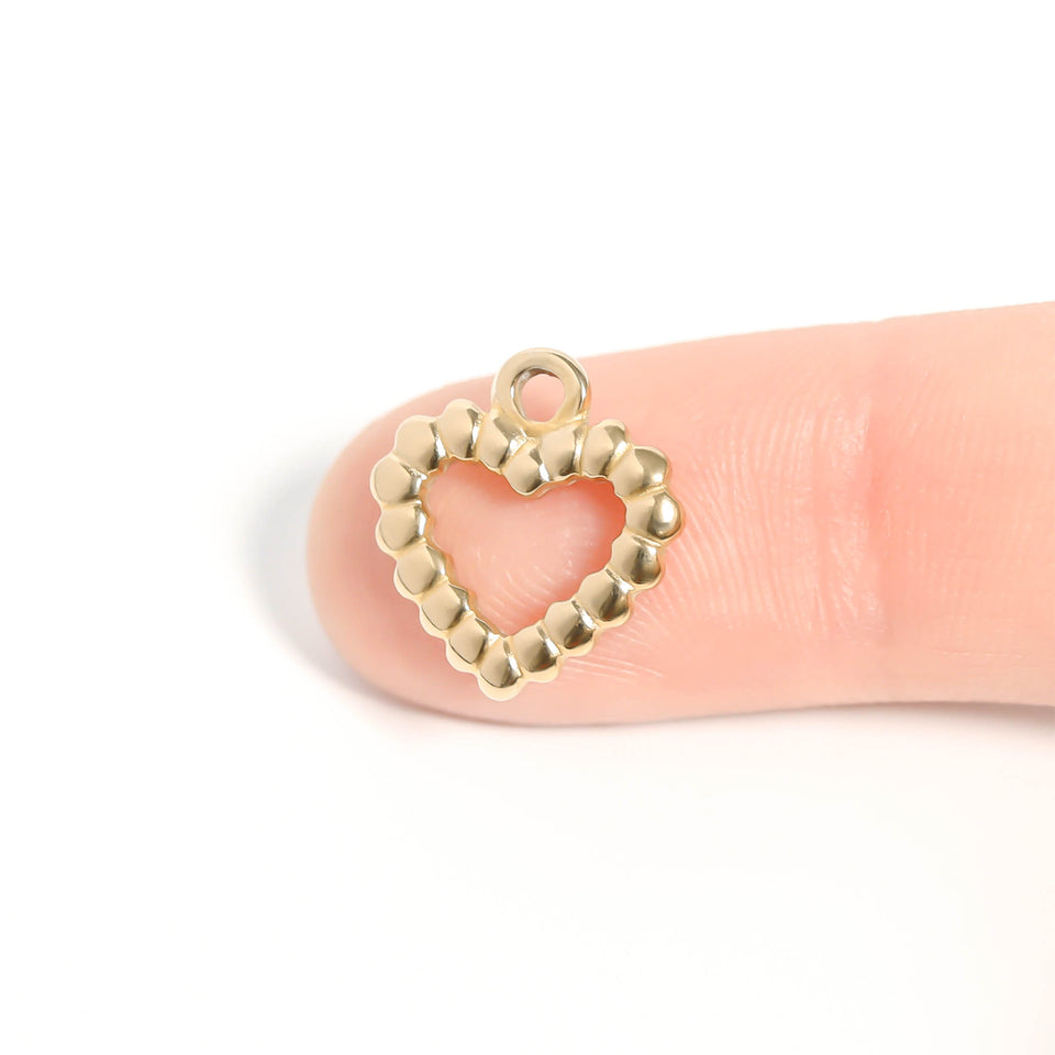 18k Gold PVD Stainless Steel Charms