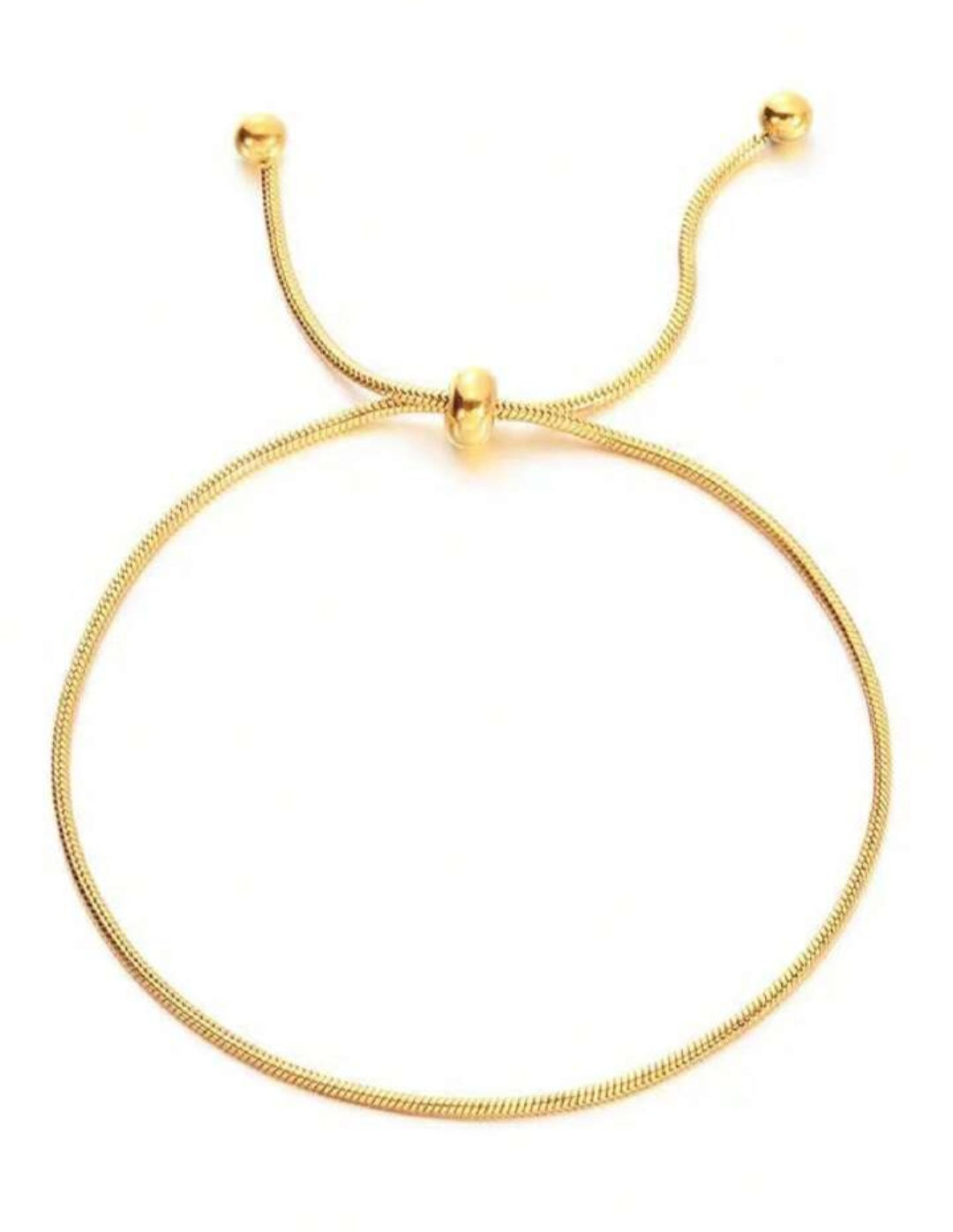 Gold anklet