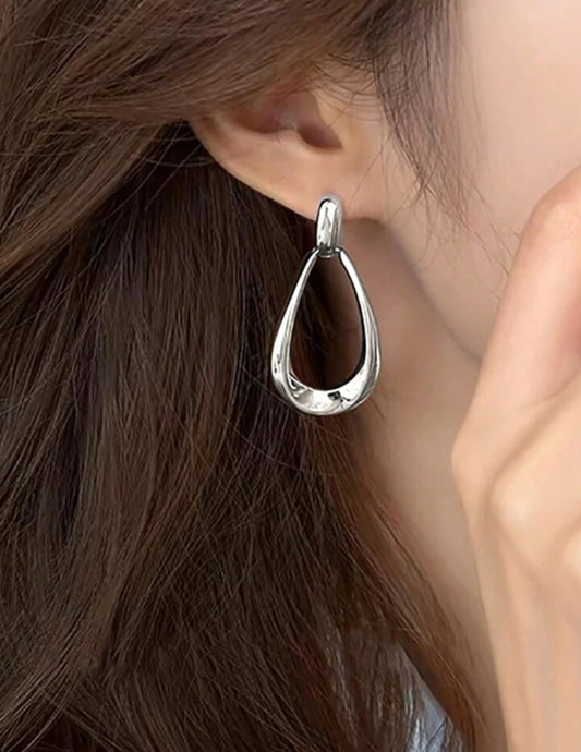 Drop Hoop Earrings